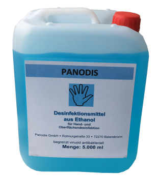 Desinfektionsmittel - 5.000 ml | Karton mit 3 Kanistern