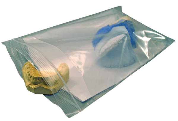 Lab Transport Bags + dental lab bags - transparent unprinted