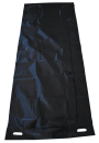 disaster body bag black with c-shaped zipper + 4 handles